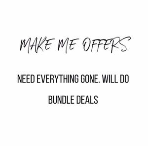 Please make offers and bundle for 20% off!!